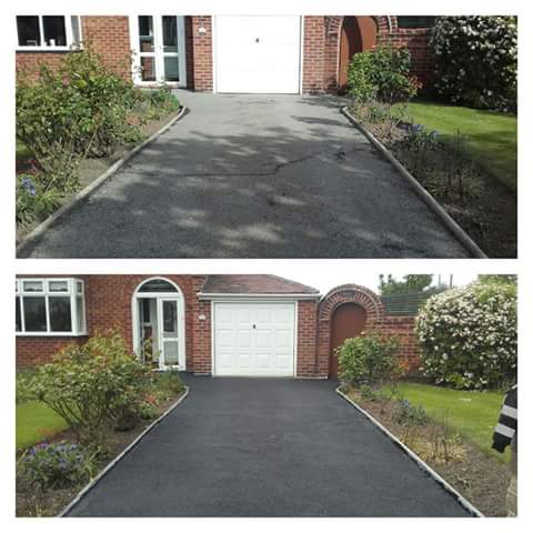 Tarmac Cleaning, Packing and Restoration - Moreton, Wirral